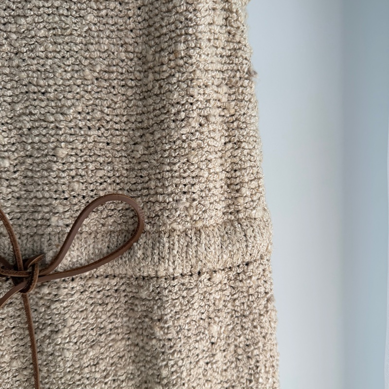 🖤Prada針織綁帶洋裝/Prada無袖洋裝/Prada繫帶洋裝/Prada無袖洋裝/Prada休閒洋裝/Prada洋裝(23952/綁帶)🖤無花果精品-2