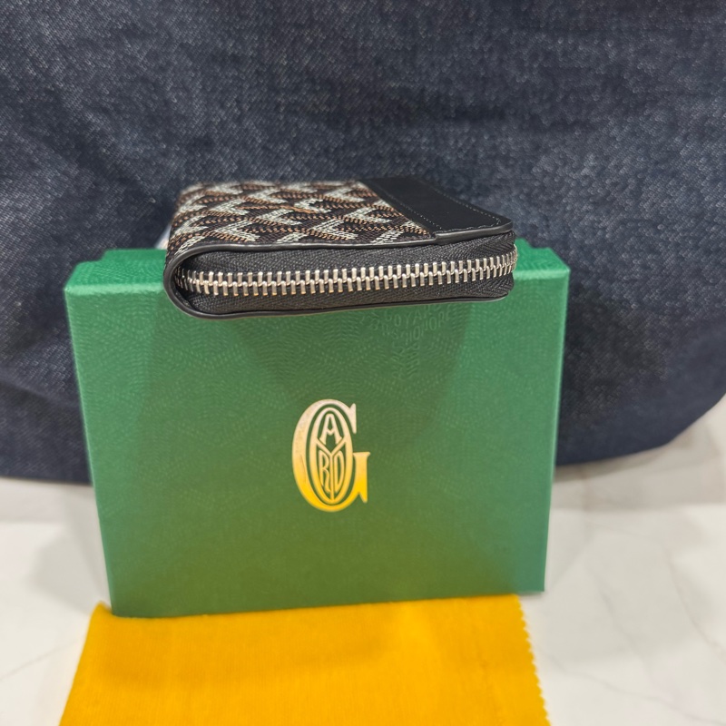 Goyard 經典黑色零錢卡包-3