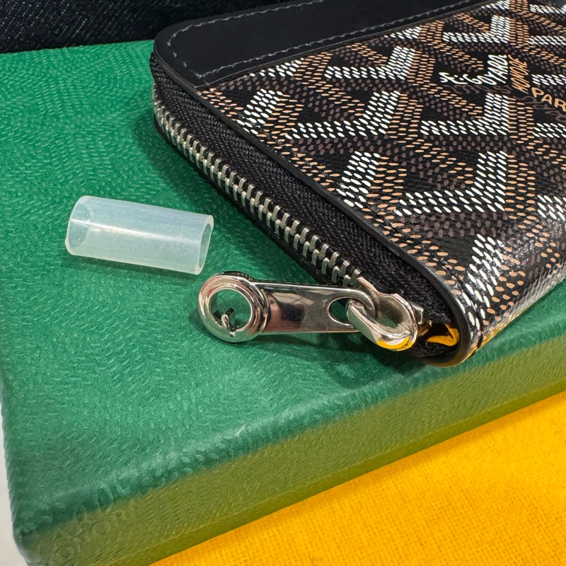 Goyard 經典黑色零錢卡包-8
