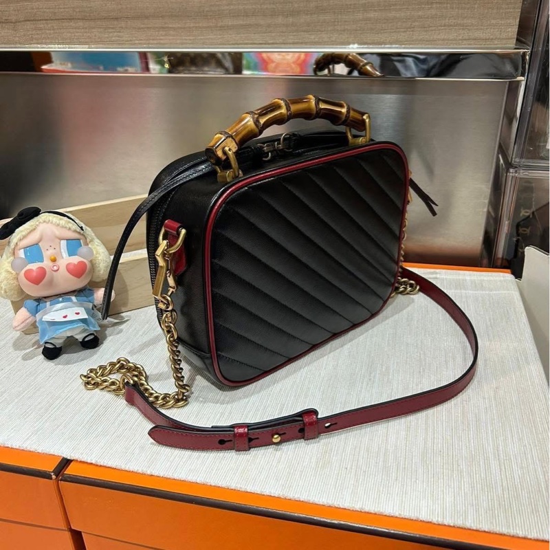 Gucci GG Marmont Matelassé Bag Bamboo Top Handle 2way bag-2