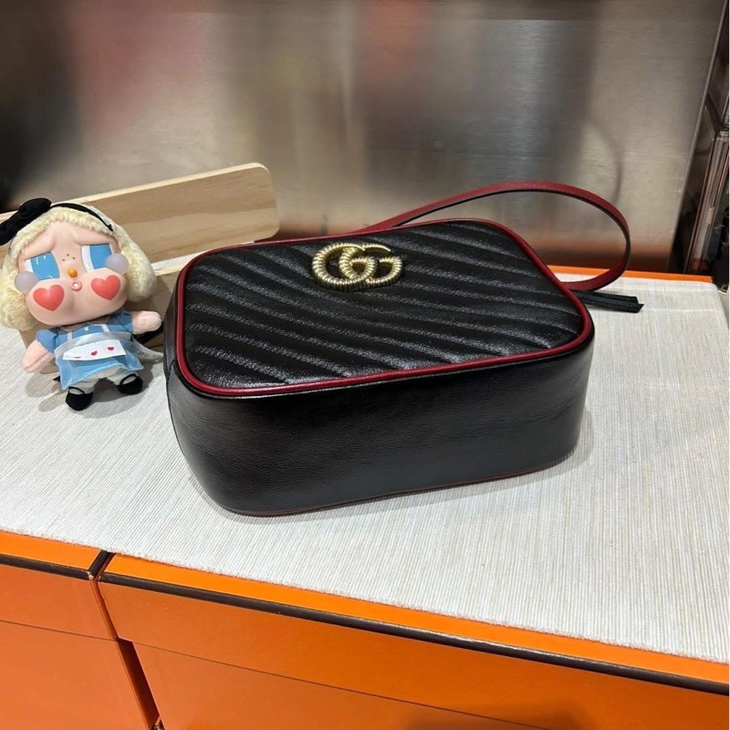 Gucci GG Marmont Matelassé Bag Bamboo Top Handle 2way bag-3