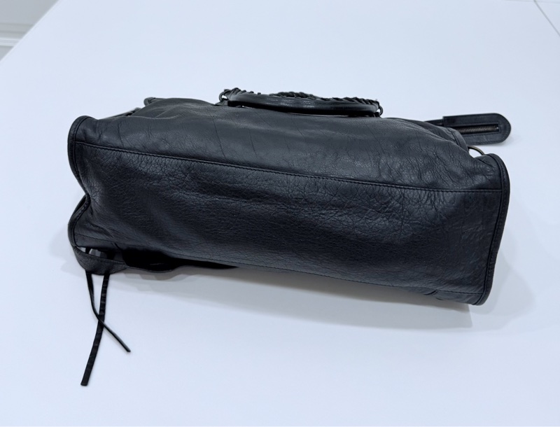 Balenciaga 巴黎世家 city Classic all black黑色 機車包 手提包 斜背包 肩背包 側背包-18