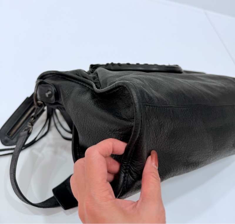 Balenciaga 巴黎世家 city Classic all black黑色 機車包 手提包 斜背包 肩背包 側背包-22