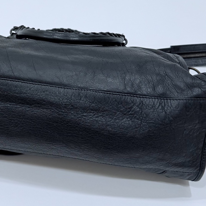 Balenciaga 巴黎世家 city Classic all black黑色 機車包 手提包 斜背包 肩背包 側背包-33