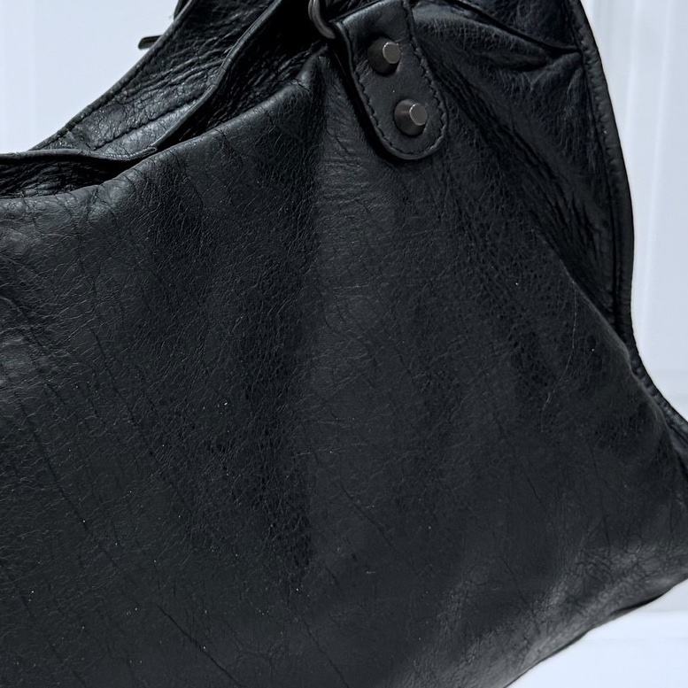 Balenciaga 巴黎世家 city Classic all black黑色 機車包 手提包 斜背包 肩背包 側背包-35