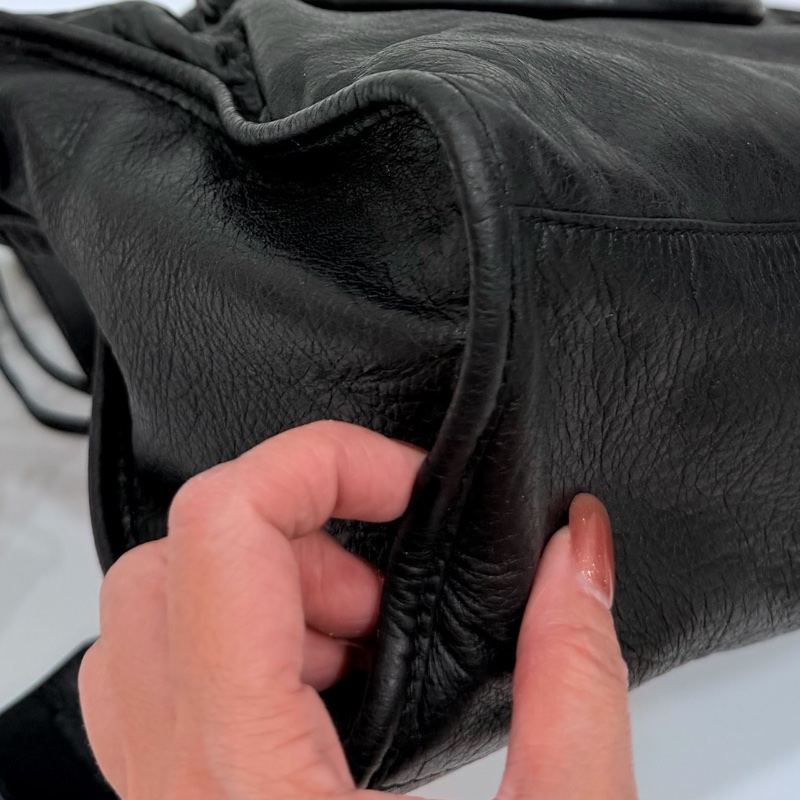 Balenciaga 巴黎世家 city Classic all black黑色 機車包 手提包 斜背包 肩背包 側背包-36