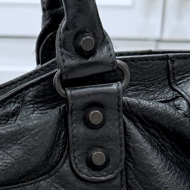 Balenciaga 巴黎世家 city Classic all black黑色 機車包 手提包 斜背包 肩背包 側背包-46