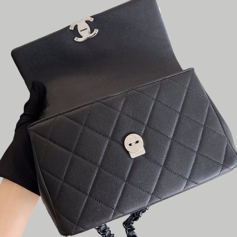 Chanel Caviar so black-11