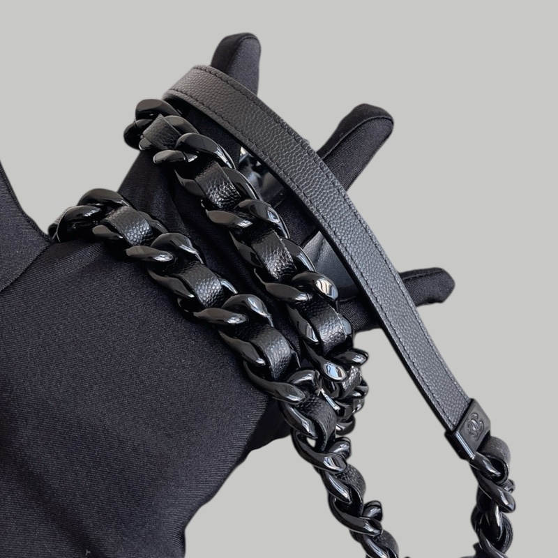 Chanel Caviar so black-14