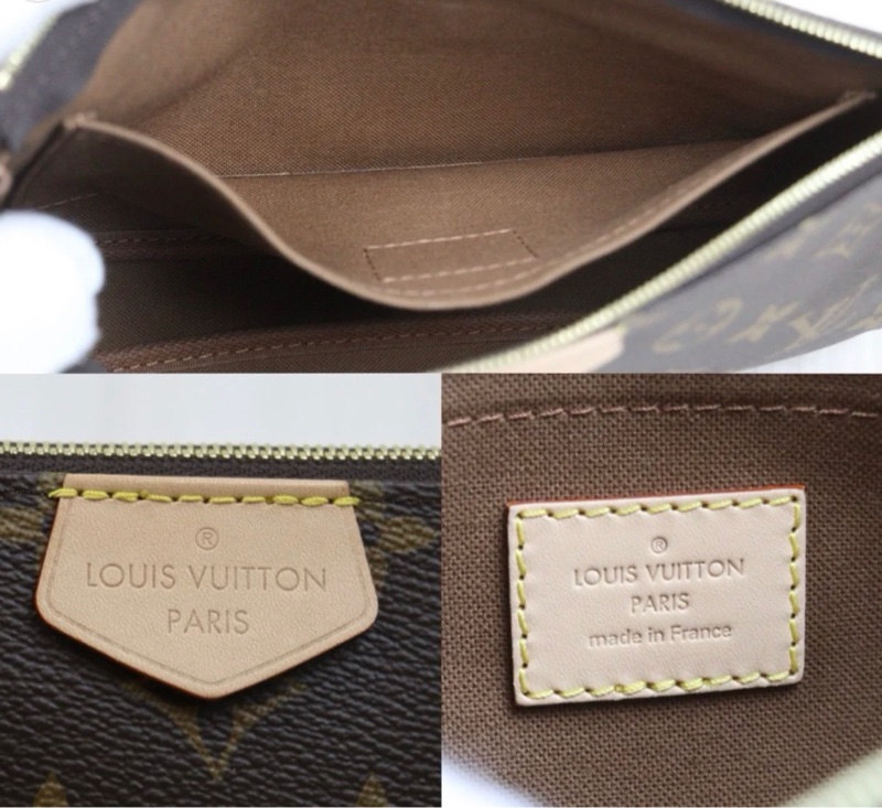 「JL精品代購」極新 LV 老花 五合一 綠背帶-7