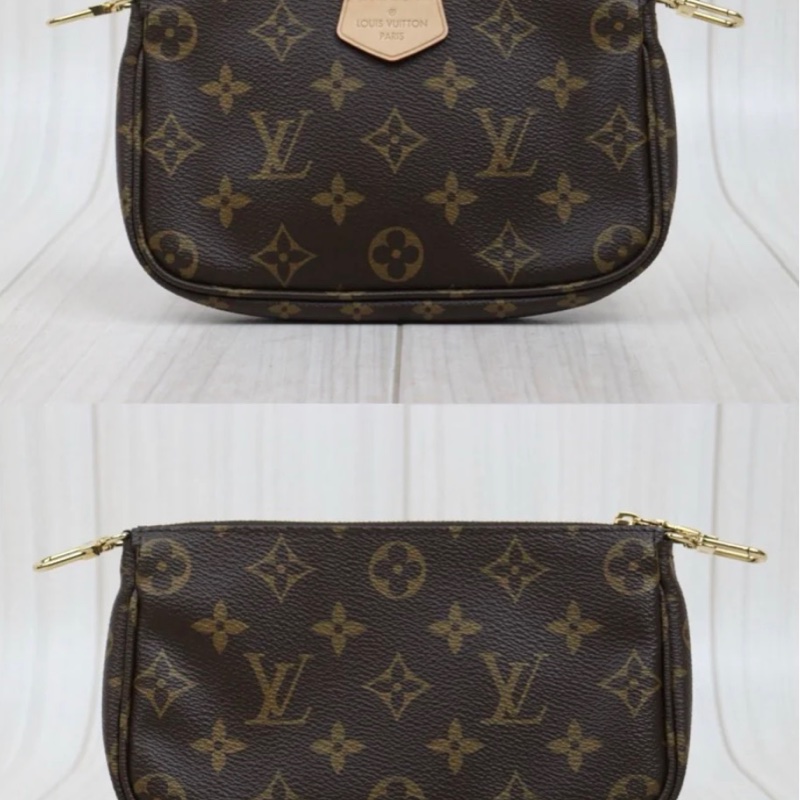 「JL精品代購」極新 LV 老花 五合一 綠背帶-8