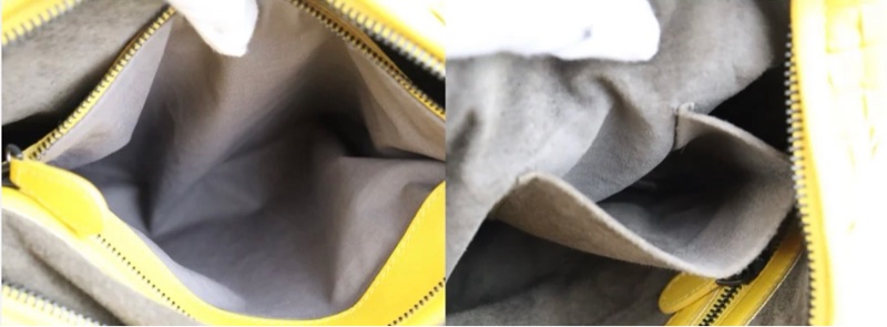 「JL精品代購」9新 BV 黃色編織hobo 肩背包-8