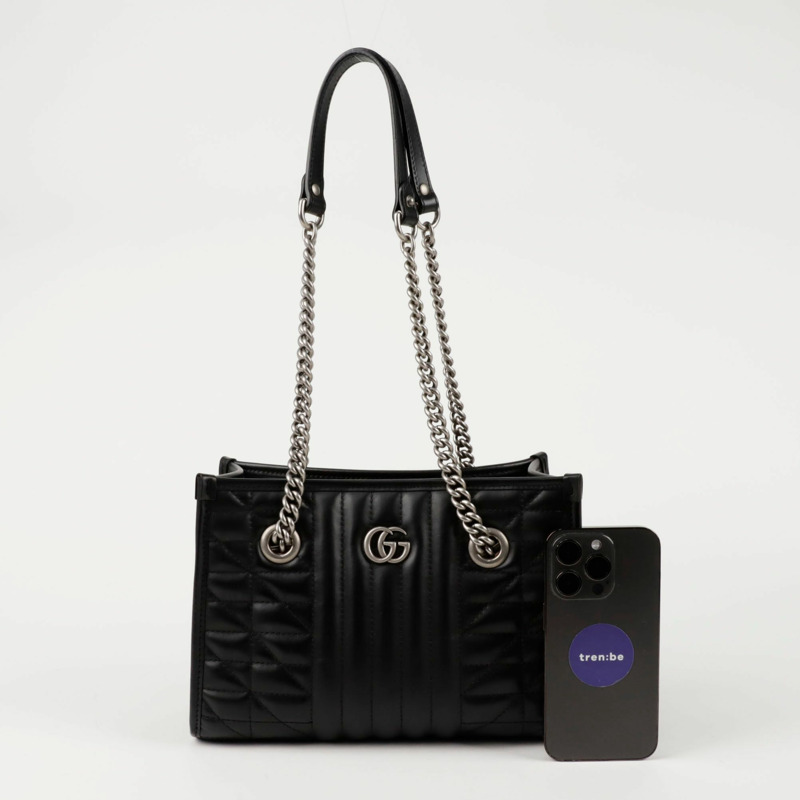 GUCCI 681483 GG Marmont 小號鏈條單肩包-7