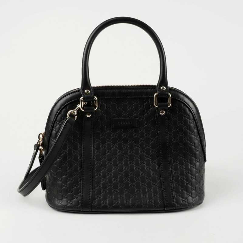 GUCCI 圓頂迷你手提單肩包 449654-0