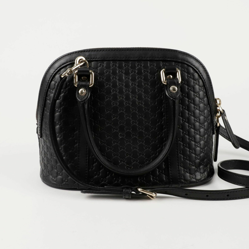 GUCCI 圓頂迷你手提單肩包 449654-3