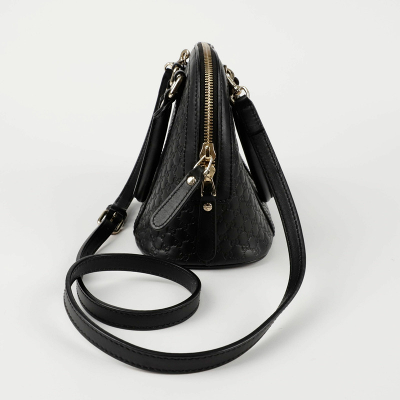 GUCCI 圓頂迷你手提單肩包 449654-4