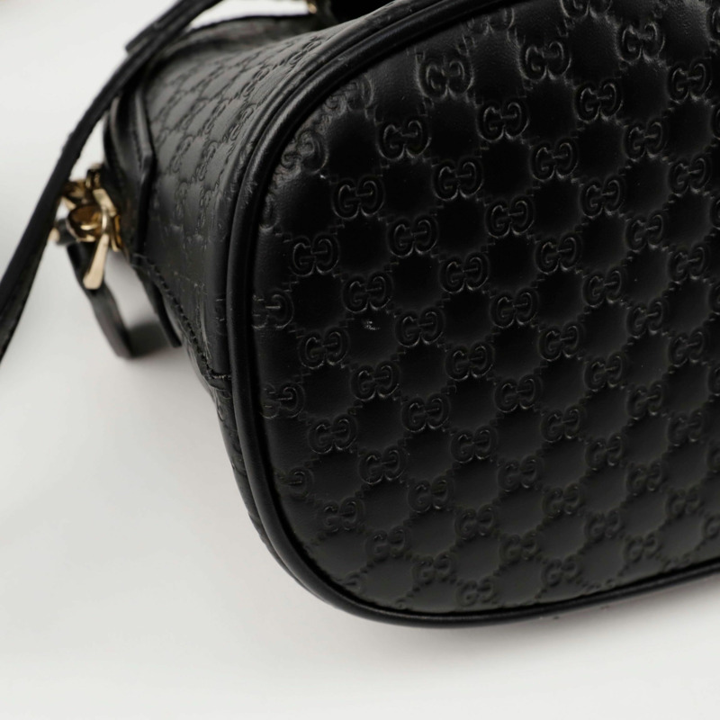 GUCCI 圓頂迷你手提單肩包 449654-6