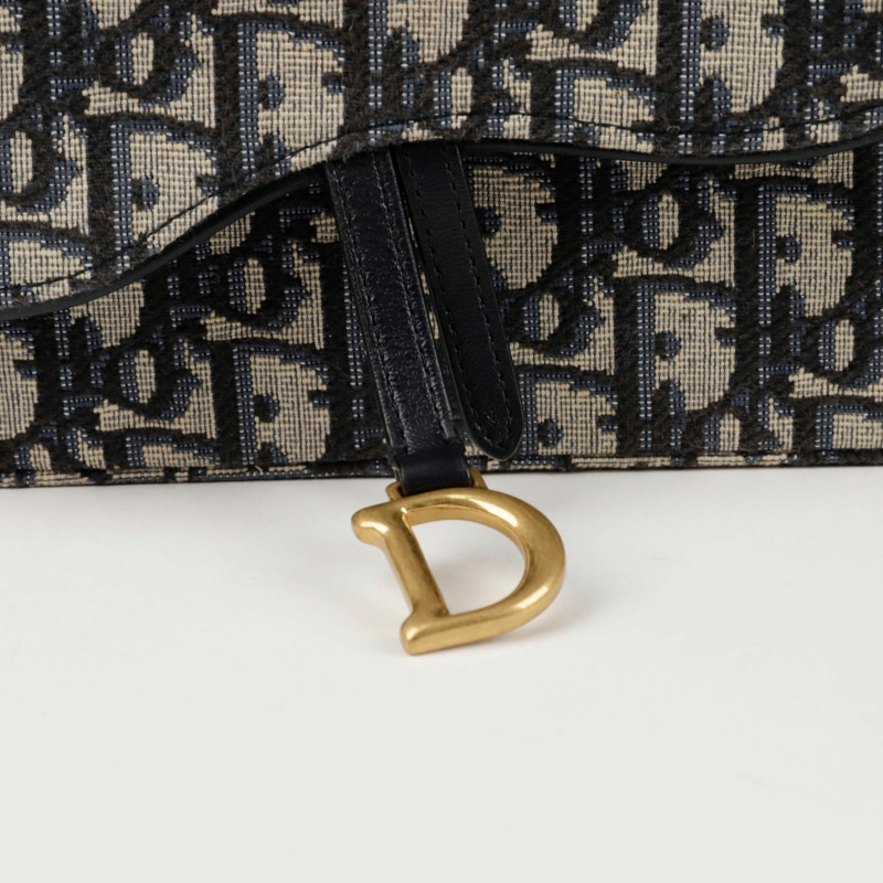 DIOR S5907CTZQ 馬鞍形中型鏈條斜背包-1