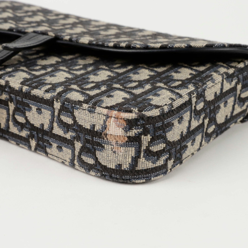 DIOR S5907CTZQ 馬鞍形中型鏈條斜背包-6