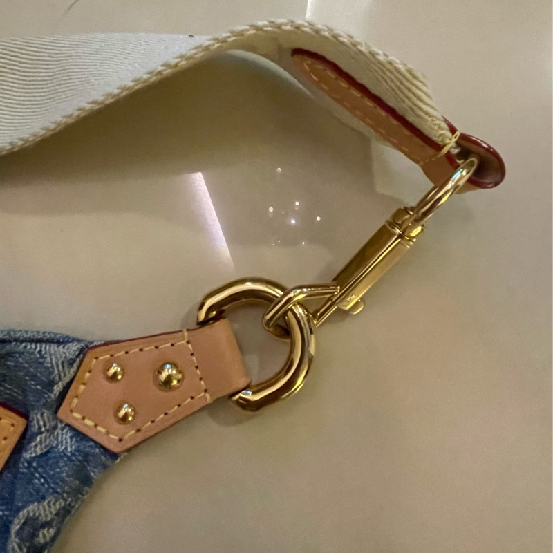 Louis Vuitton 深藍牛仔臀包-6