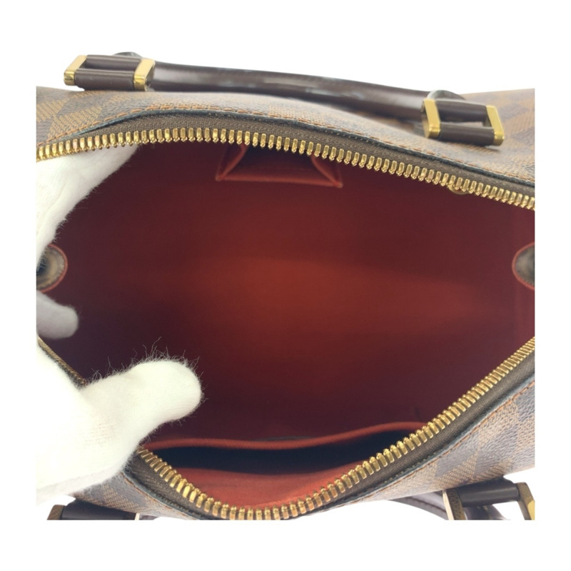 路易威登 Damier Rivera MM 棕色手提包,配金色五金,N41434,女士款-8