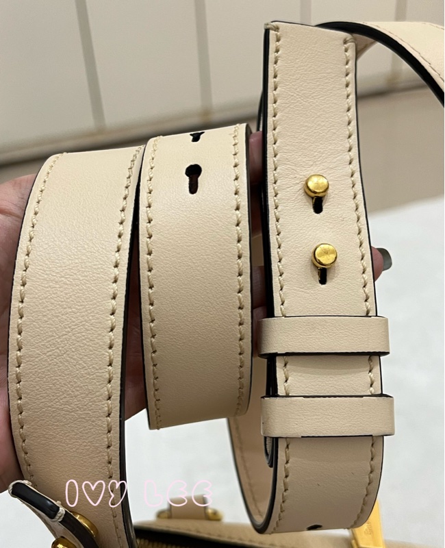 CHLOE Daria 小款 編織握把小牛皮 手提包 斜背包 米杏色 米色 正品 二手精品-7