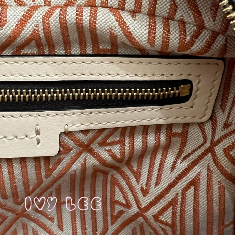 CHLOE Daria 小款 編織握把小牛皮 手提包 斜背包 米杏色 米色 正品 二手精品-15