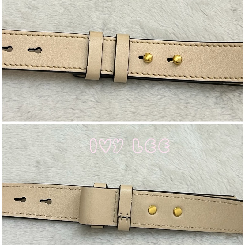 CHLOE Daria 小款 編織握把小牛皮 手提包 斜背包 米杏色 米色 正品 二手精品-29