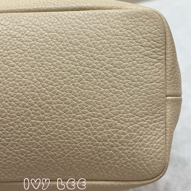 CHLOE Daria 小款 編織握把小牛皮 手提包 斜背包 米杏色 米色 正品 二手精品-37