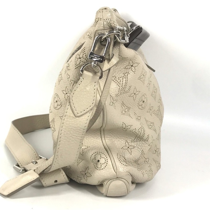 路易威登 M94275 Monogram Mahina Selene PM 手提包，斜背包，雙肩包，皮革材質，女士款，米色-2