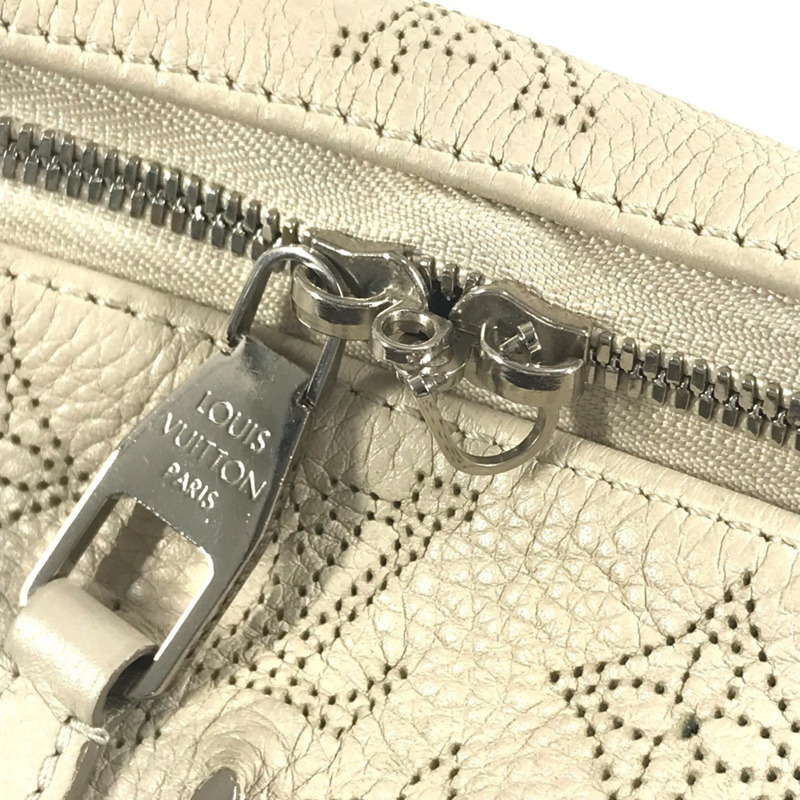 路易威登 M94275 Monogram Mahina Selene PM 手提包，斜背包，雙肩包，皮革材質，女士款，米色-8