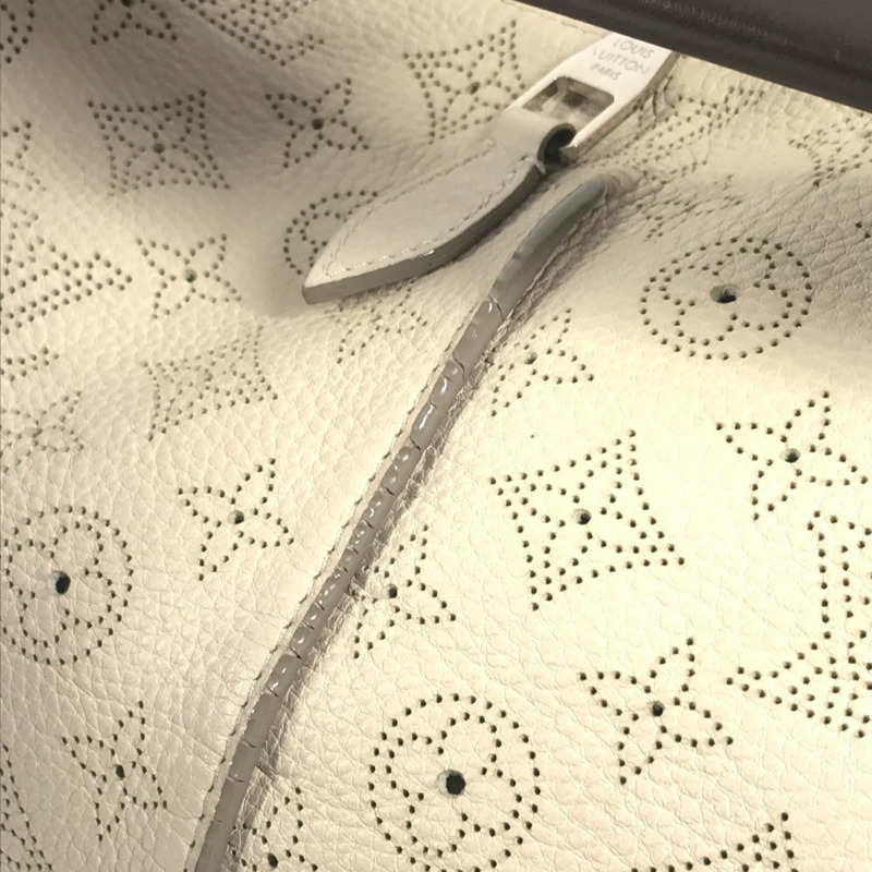 路易威登 M94275 Monogram Mahina Selene PM 手提包，斜背包，雙肩包，皮革材質，女士款，米色-9