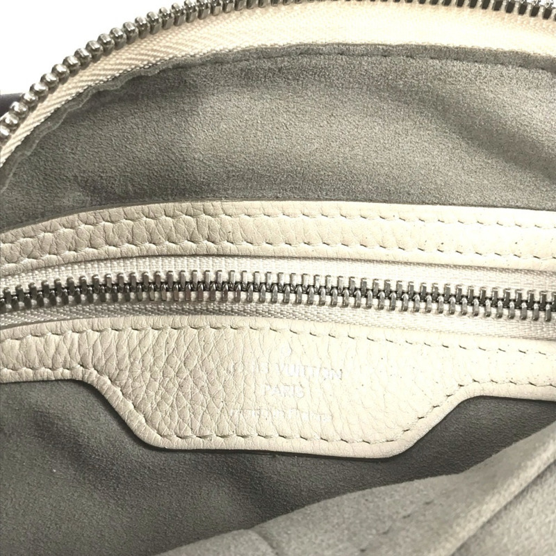 路易威登 M94275 Monogram Mahina Selene PM 手提包，斜背包，雙肩包，皮革材質，女士款，米色-11