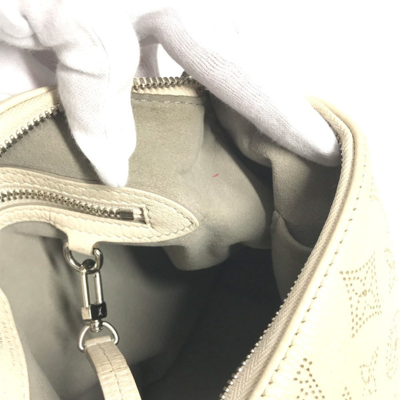 路易威登 M94275 Monogram Mahina Selene PM 手提包，斜背包，雙肩包，皮革材質，女士款，米色-12