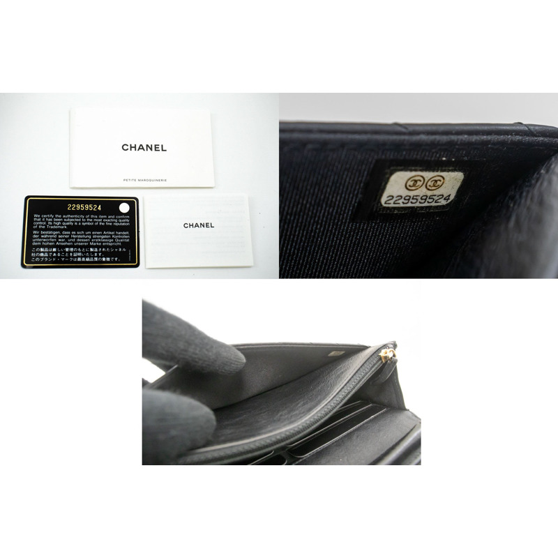 【日本直送】香奈兒 V 形縫線小牛皮鏈條錢包 WOC 鏈條單背包-8