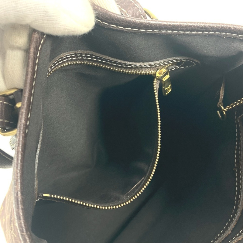 路易威登 M95226 Monogram Mini Bucket PM 手提包,帶小袋,單肩背包,水桶形帆布手提包,女士款,Fuzan,棕色-13