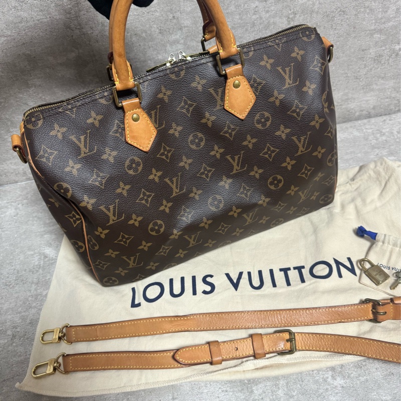 正品 Lv speedy 35波士頓包/斜背款-1