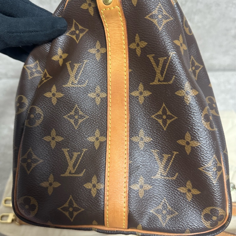 正品 Lv speedy 35波士頓包/斜背款-5