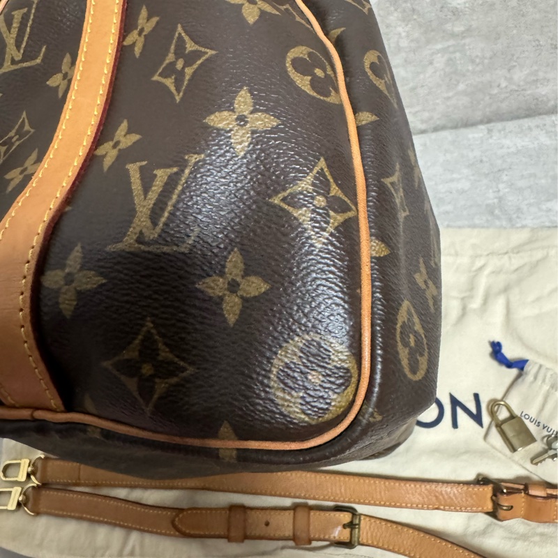 正品 Lv speedy 35波士頓包/斜背款-8