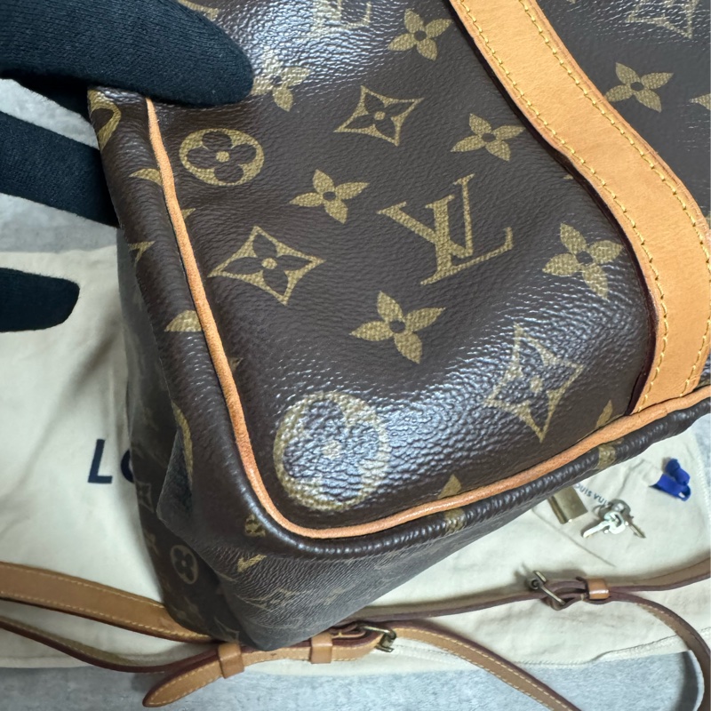 正品 Lv speedy 35波士頓包/斜背款-9
