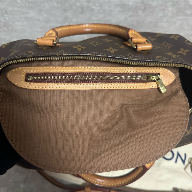 正品 Lv speedy 35波士頓包/斜背款-11