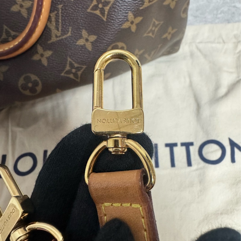 正品 Lv speedy 35波士頓包/斜背款-17