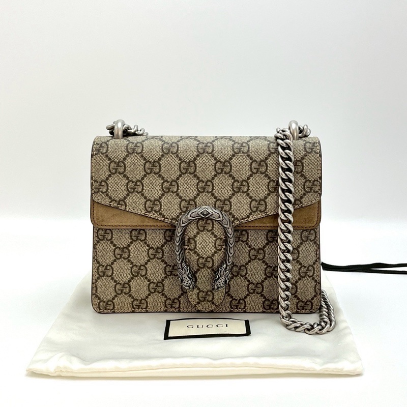99新🆕有購證😍Gucci古馳老花小號酒神單肩斜跨鏈條包-4
