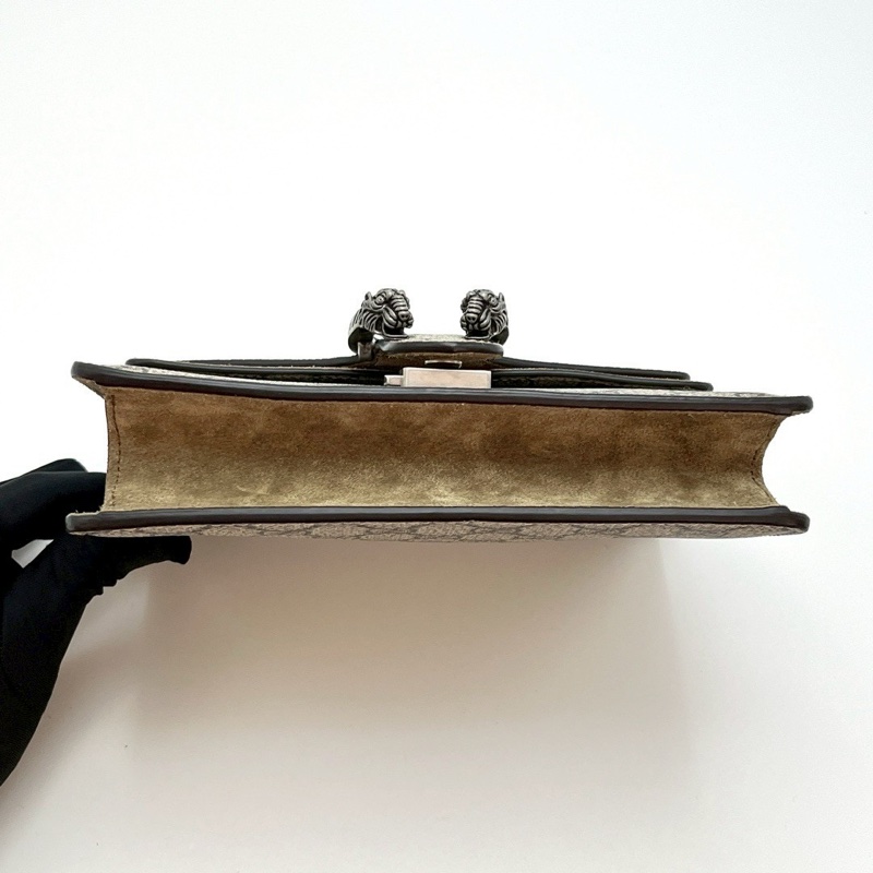 99新🆕有購證😍Gucci古馳老花小號酒神單肩斜跨鏈條包-8