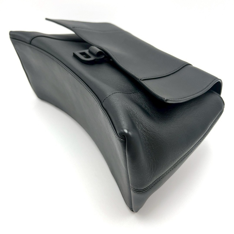 帥度爆表🕶️Balenciaga全黑downtown單肩斜挎沙漏包-11