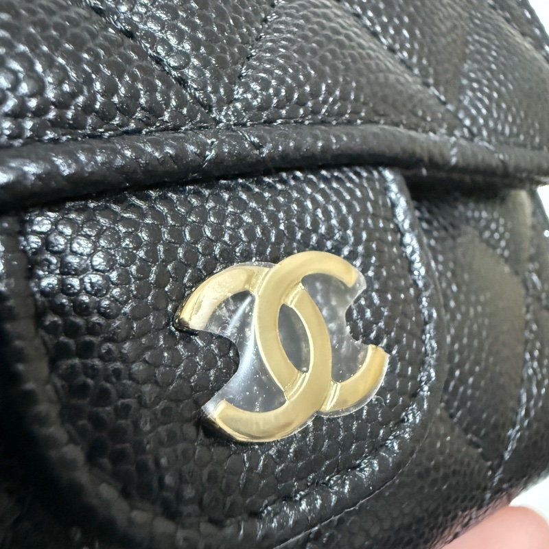CHANEL 短夾 金扣 內零錢袋 2025購證-1