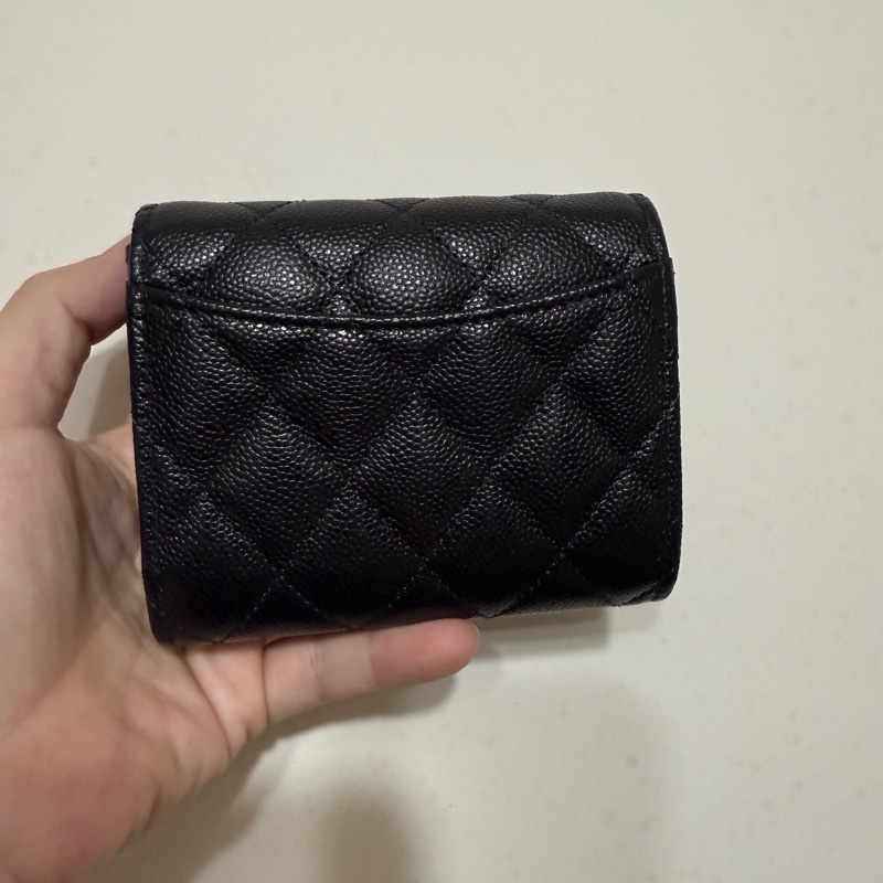 CHANEL 短夾 金扣 內零錢袋 2025購證-6