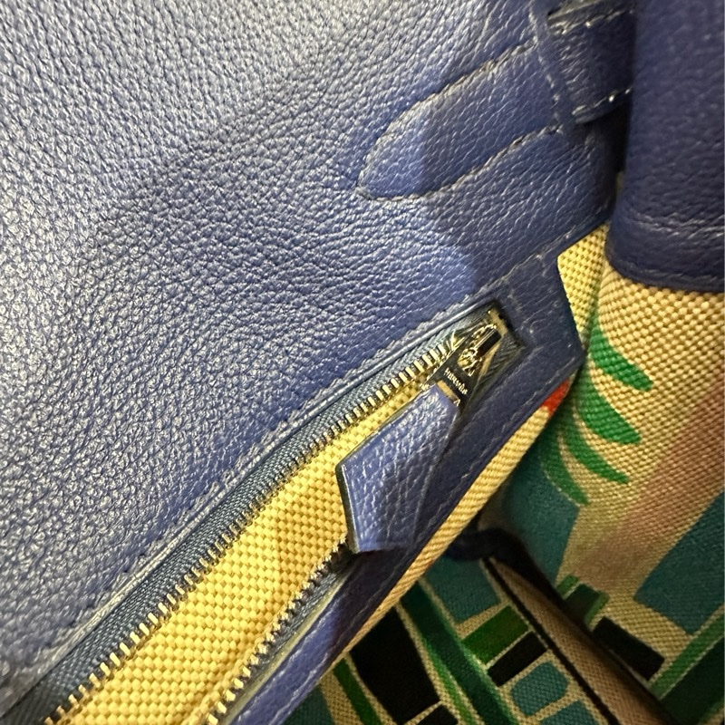 ꧁ Hermès🔹柏金包Birkin 35🔹寶石藍꧂-16
