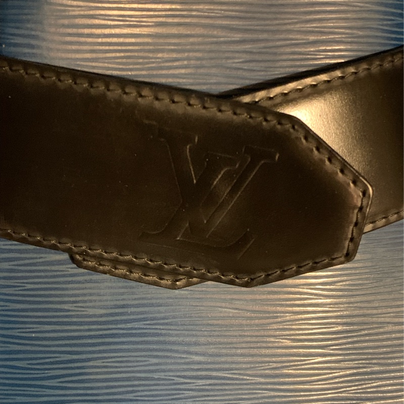 LOUIS VUITTON 水波紋epi八角形皮革肩背包 側背包 藍色水波紋配黑色皮革1992年老包-5