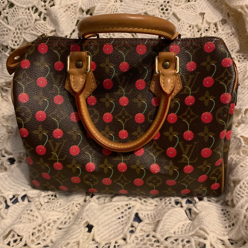 Louis Vuitton Speed25限量櫻桃包-8